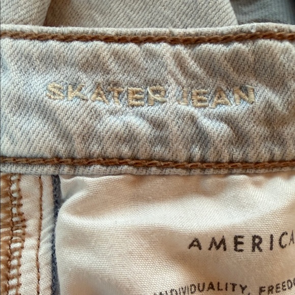 American Eagle Outfitters Sky Blue Wide Leg Jeans - Picture 6 of 6